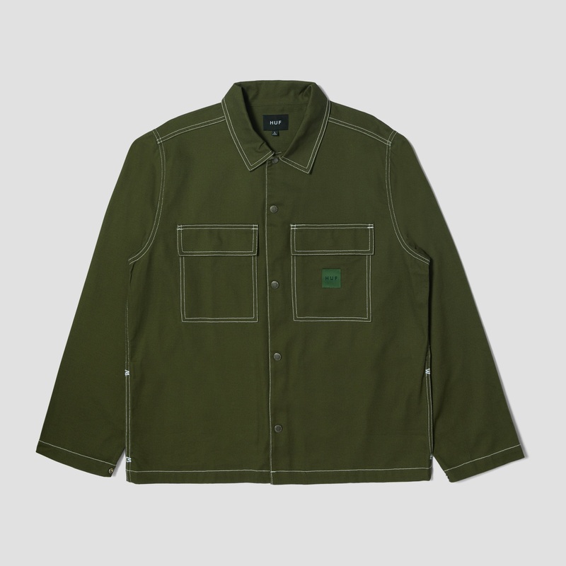 HUF Mason Shacket Hunter Green Small
