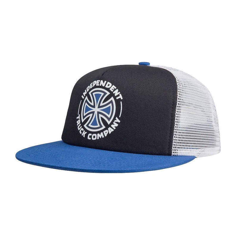 Independent Meld Mesh Back Cap – Black / Harbour Blue / White