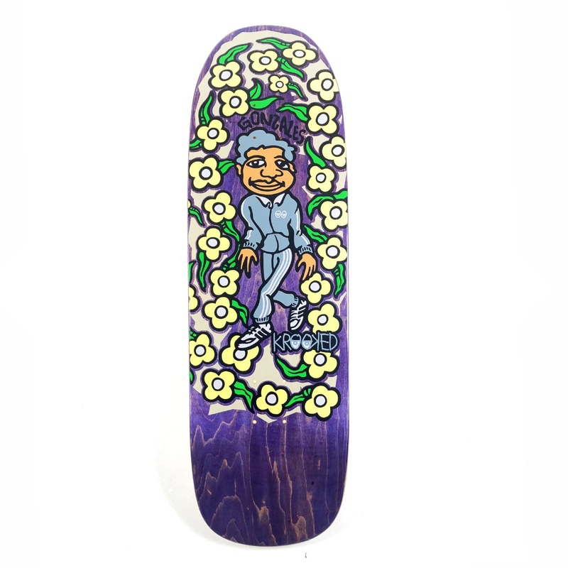 Krooked – 9.81″ – Gonz Sweatpants Pro Deck – Purple