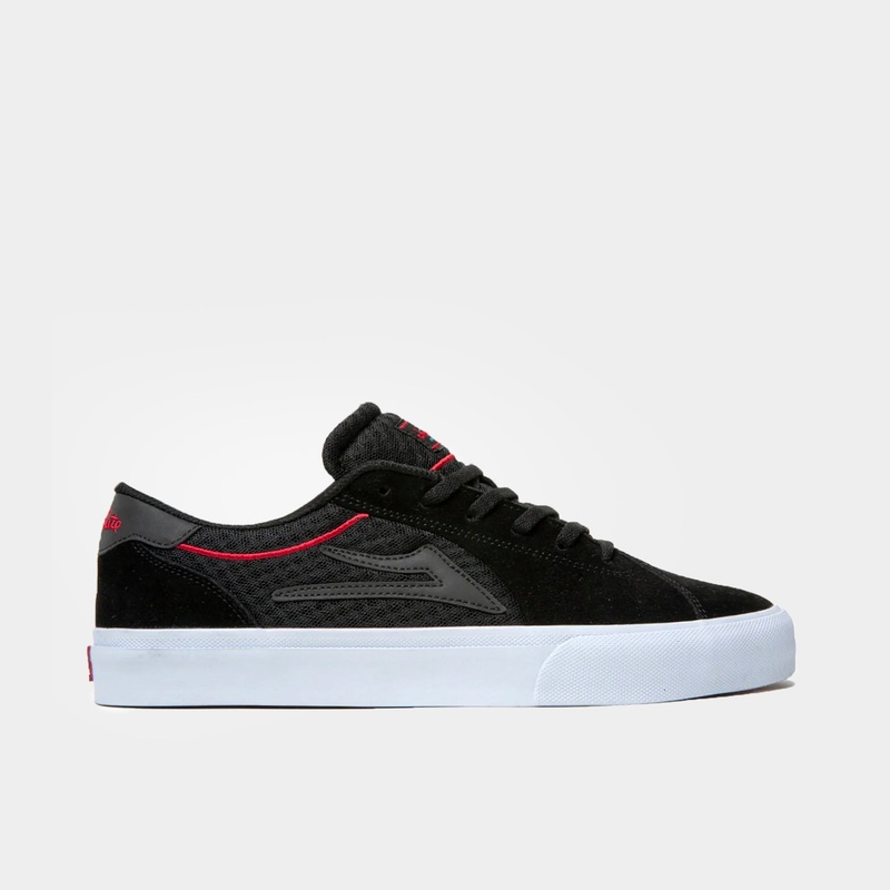 Lakai x Chocolate Flaco II Shoes – Black/ Red UK 5