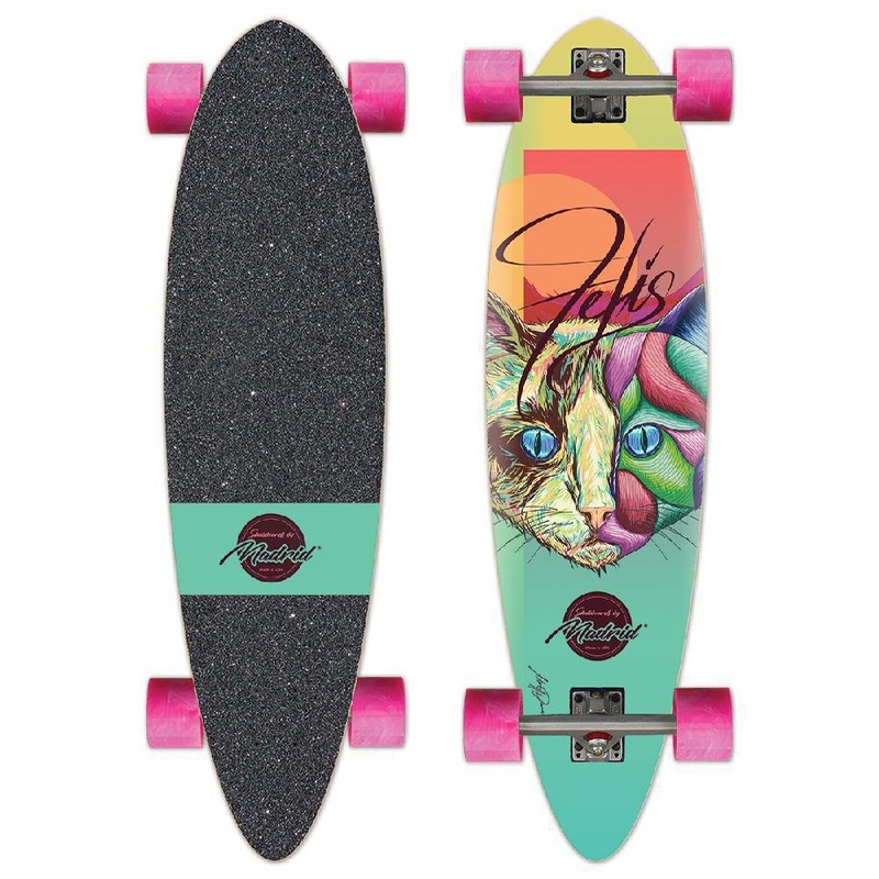 Madrid Blunt 36″ Felis Cat Longboard