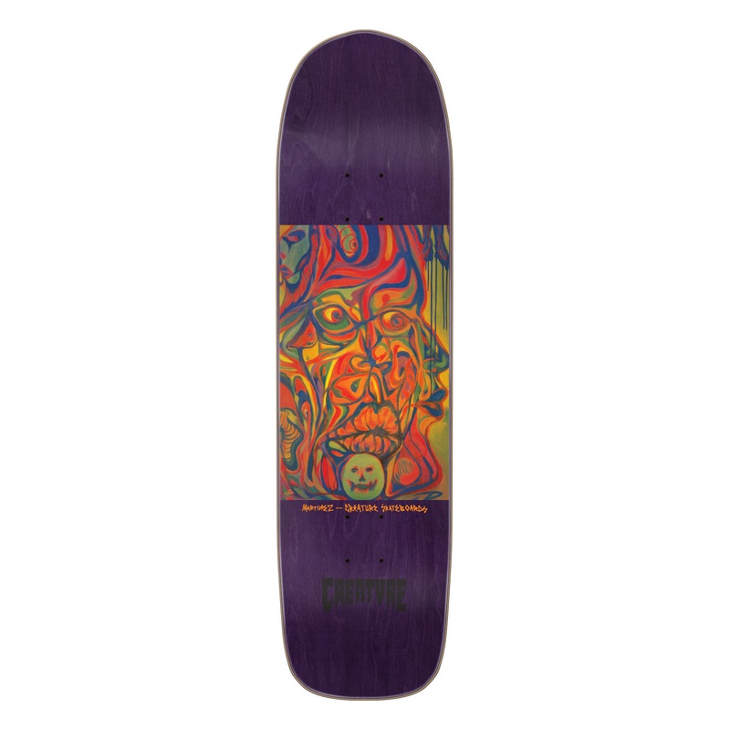 Martinez Time Warp SM Pro Skateboard Deck 8.25in x 31.70in Creature