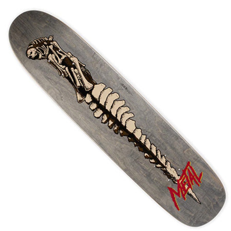 Metal Skateboards Kandarian Dagger Cruiser Deck Light Grey 7.25 x 32 WB:14