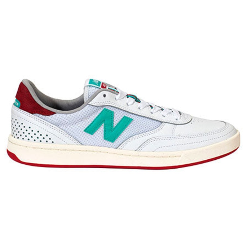 New Balance Numeric 440 Tom Knox Shoes White/ Teal/ Red 11