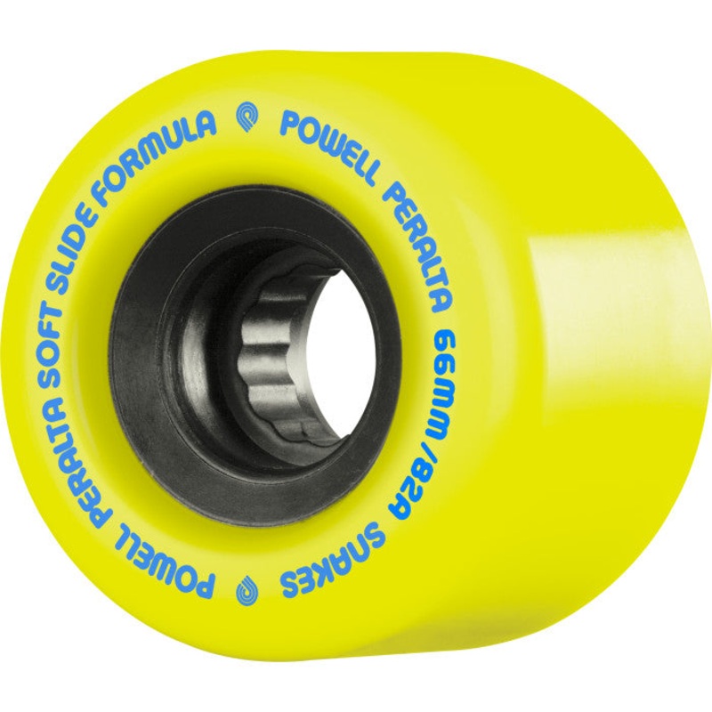 Powell Peralta Snakes 66mm 82a Yellow Skateboard Wheels