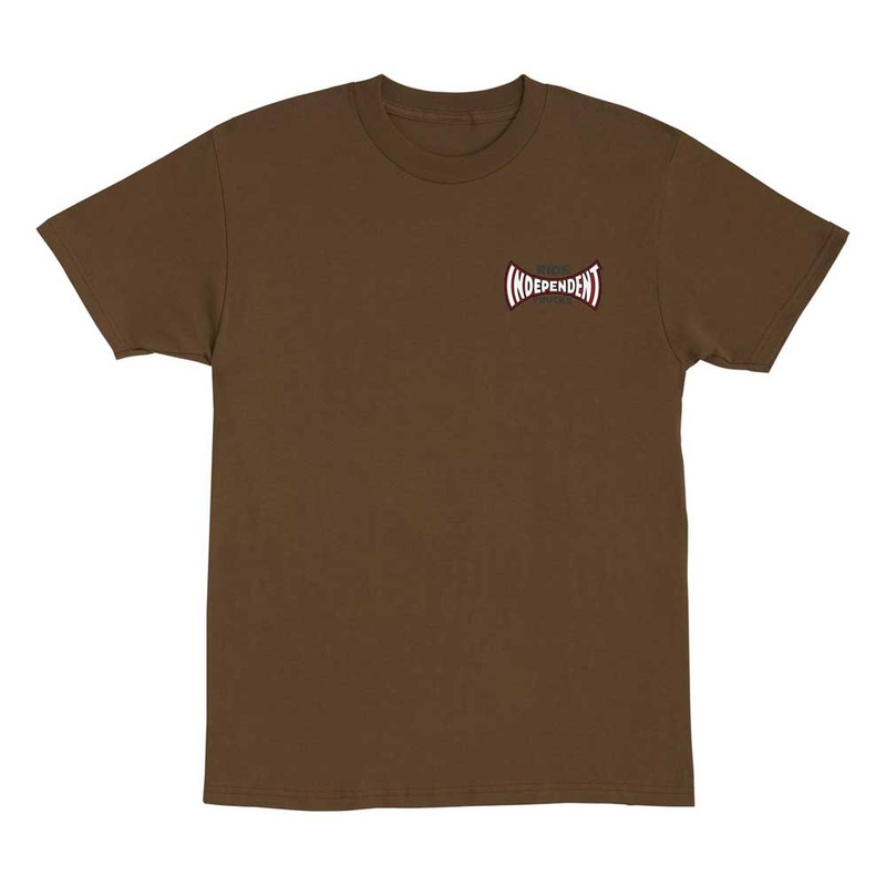 Rose Span Dark Chocolate Heavyweight Tee Mens Independent SM