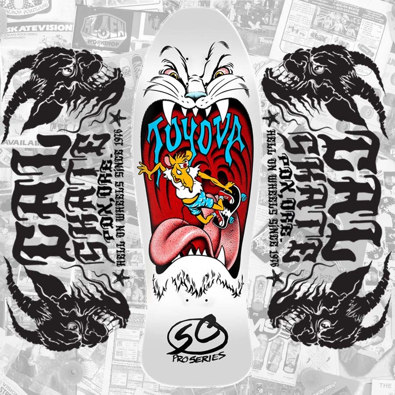 Santa Cruz Skateboards “Toyoda Mitsugu- Reissue” 10.35″ Deck PRE-ORDER