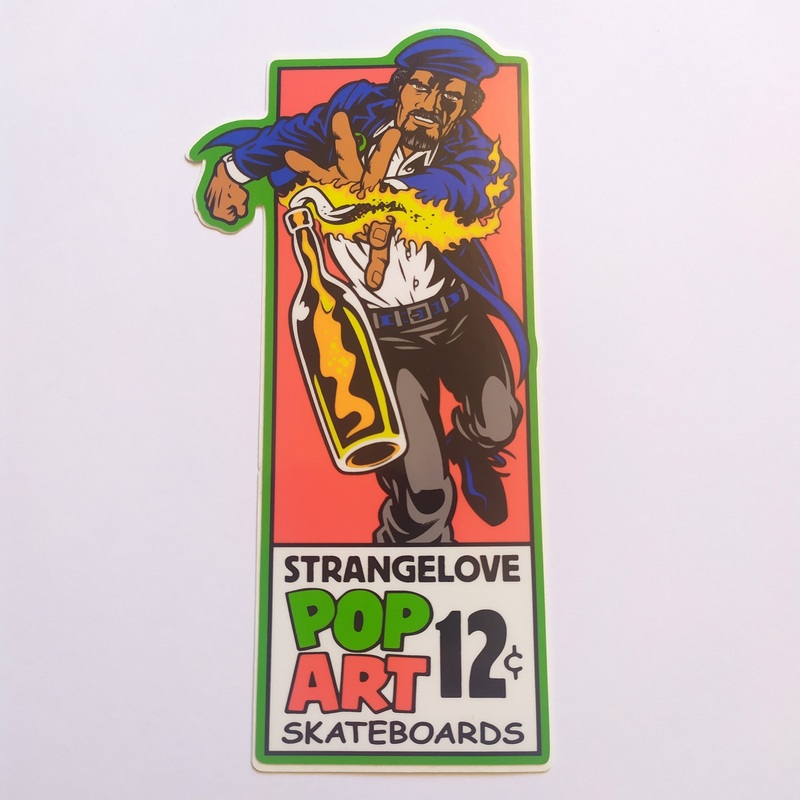 StrangeLove Skateboard Sticker – 14.5 cm x 7 cm approx