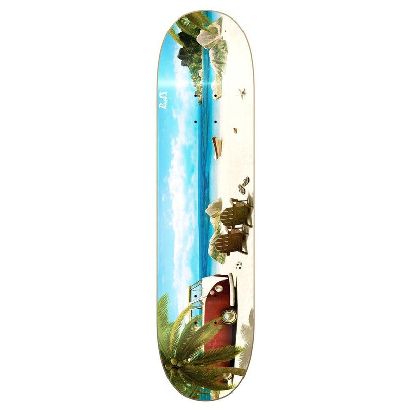 Yocaher Graphic Skateboard Deck – Getaway 7.5″