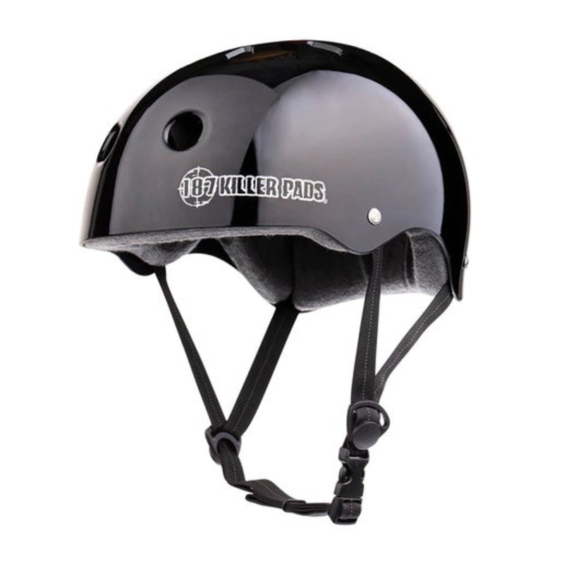 187 Killer Pads – Sweatsaver Helmet – Black Gloss Small