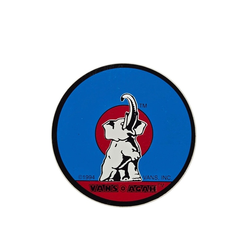 3″ Vintage 90s VANS Agah Sticker – BLUE