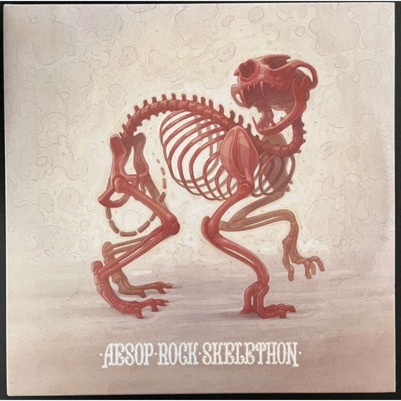 Aesop Rock  Skelethon 10th Anniversary Edition Creme & Black Marble / Clear Color 2xLP Vinyl LP Record