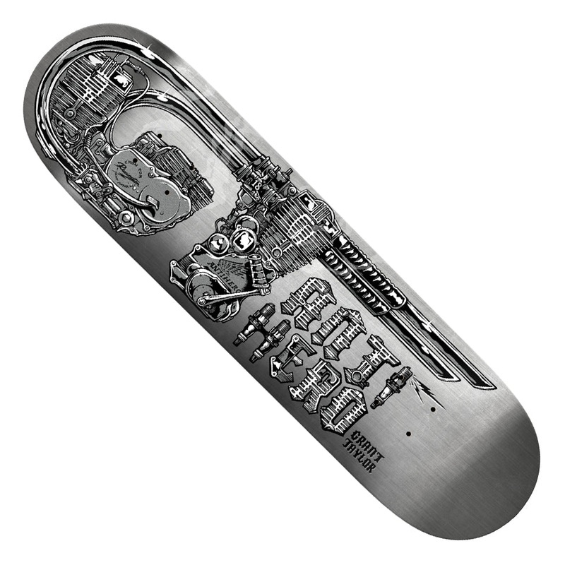 Anti-Hero Grant Taylor Revvington Re-Rev Deck Brushed Chrome 8.25 x 32 WB:14.38