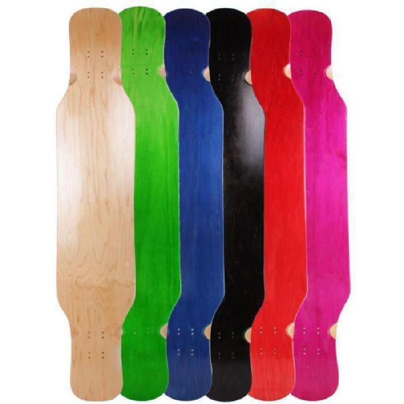 Double Kick 48″ Dancer Cross Stepping Colored Longboard Blank