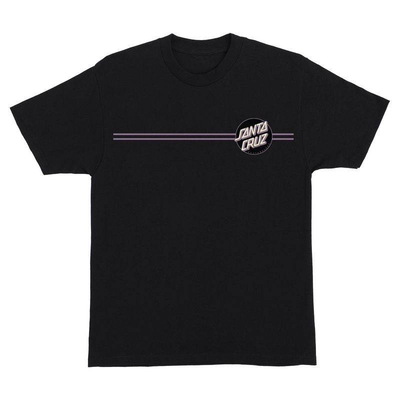 Johnson Beast Wagon Stripes Mens Santa Cruz T-Shirt Black M
