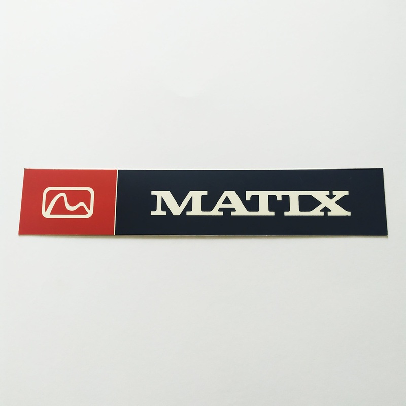 Matix Clothing Skateboard Sticker