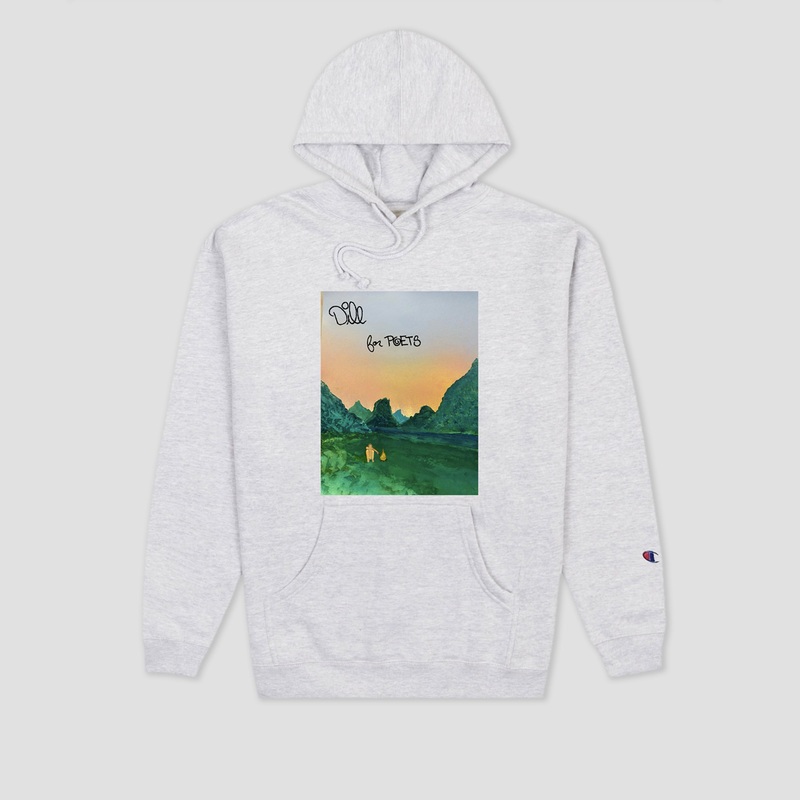 Poets Dill for Poets Hoodie Heather Grey Small