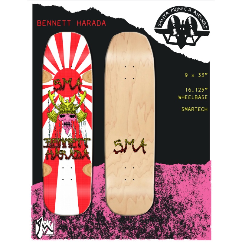 **Pre-Order** SMA Harada Samurai  9″ Skateboard Deck
