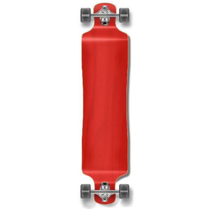 Punked Stained Red 40″ Lowrider Longboard Complete Complete
