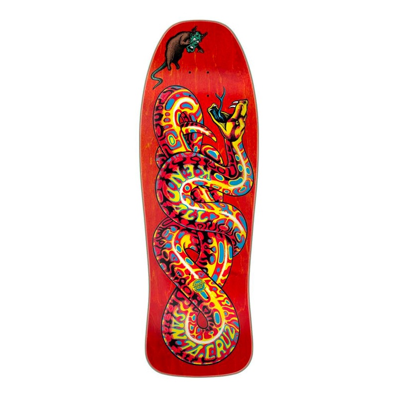 Santa Cruz – 9.975″ – Kendall Snake Deck – Red/Multi