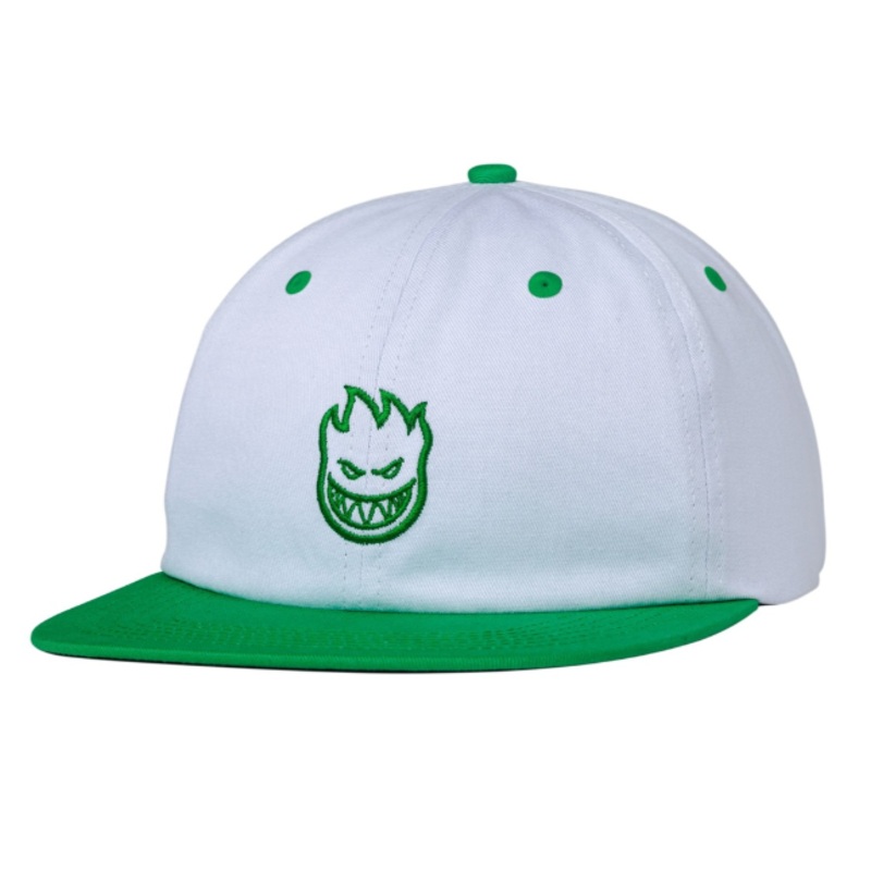 Spitfire Lil Bighead Strapback Hat – White/Green White/Green