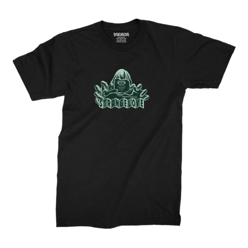 StrangeLove CineLogo  T Shirt/ Illuminated / Black S