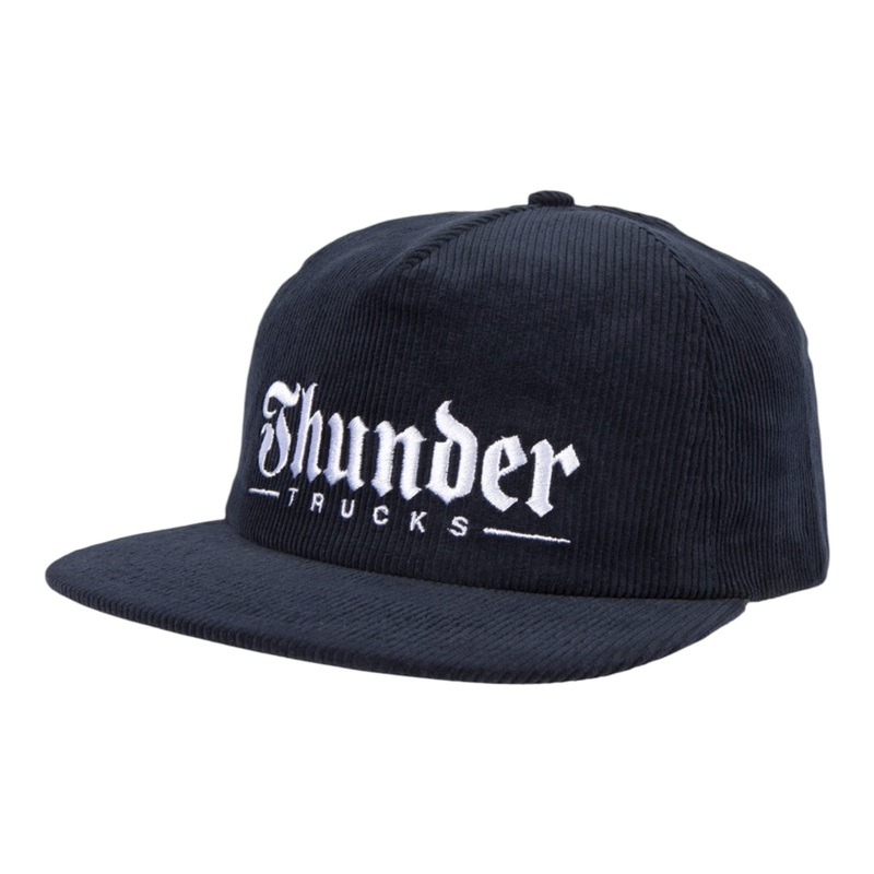Thunder Script Snapback Cap Navy/White OS