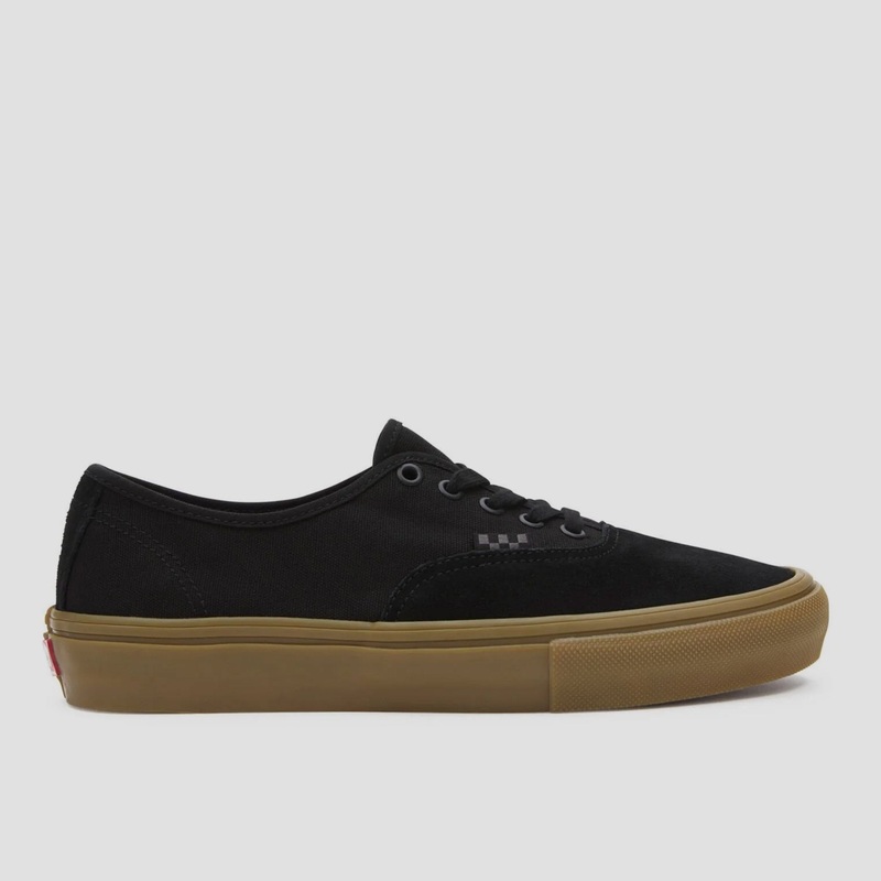Vans Skate Authentic Skate Shoes Black / Black UK7
