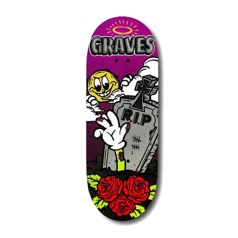 Chems “Gary Graves Ocho Pro Model” Fingerboard Deck 29mm Mid-Pro Popsicle