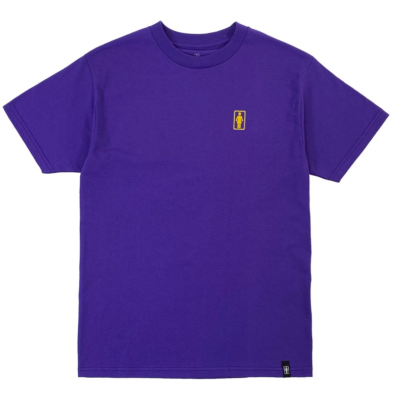 Girl Skateboards Mono OG T-Shirt – Purple S