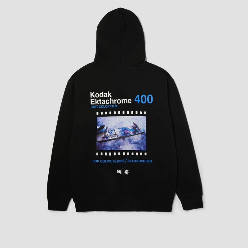 Huf x Kodak Invention Pullover Hoodie Black Small