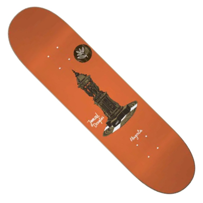 Magenta Jameel Douglas Relic Series Deck Orange 8.5 x 32.1 WB:14.375