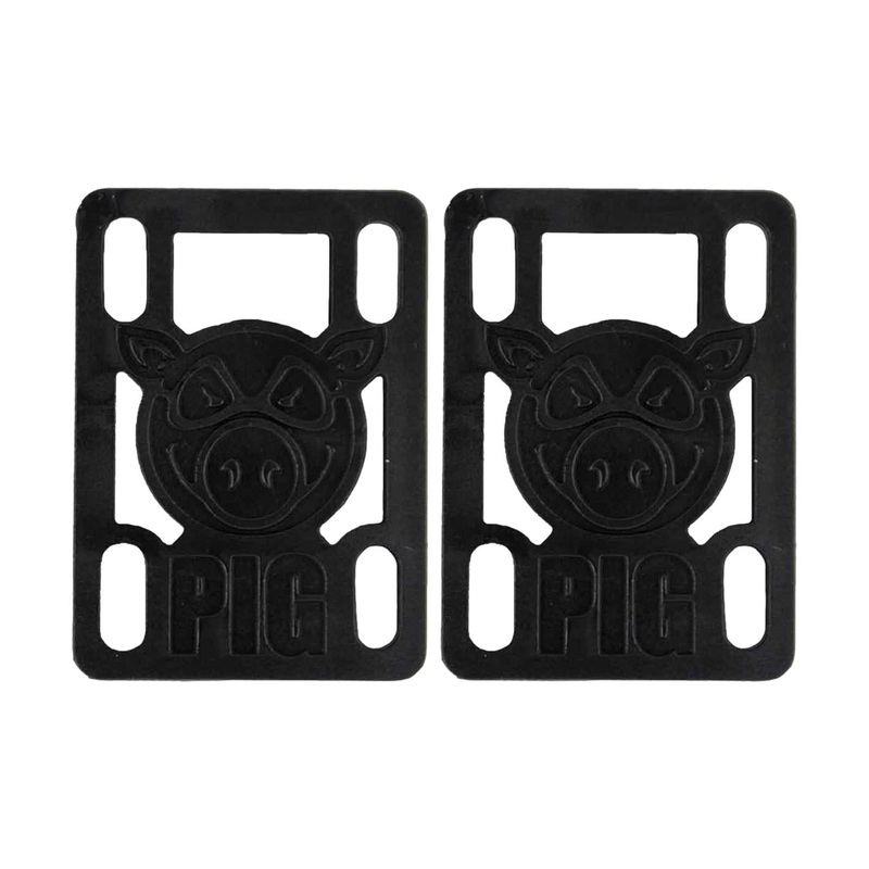Pig Piles 1/8″ Hard Risers Black
