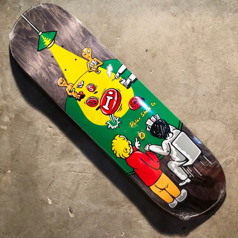 Polar Skate Co. – Oskar Rozenberg Poker Face Deck – 8.5″