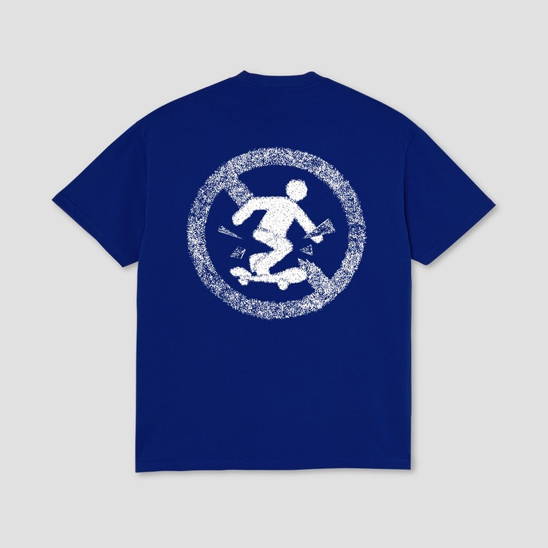 Polar Skate Co T-Shirt Dont Play Deep Royal Blue Small