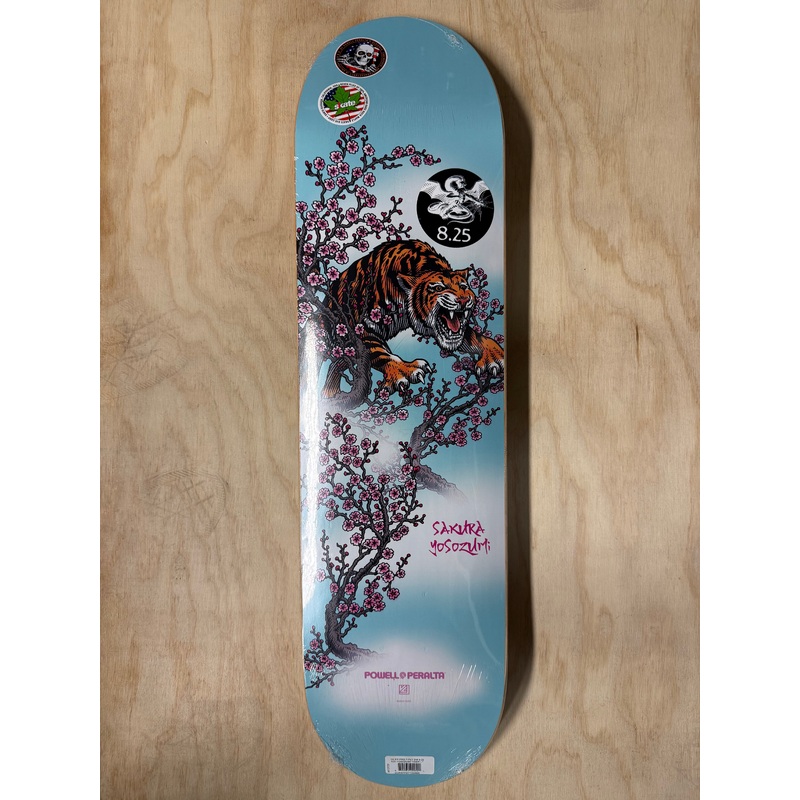 Powell Peralta Yosozumi Tiger Deck Light Blue 8.25