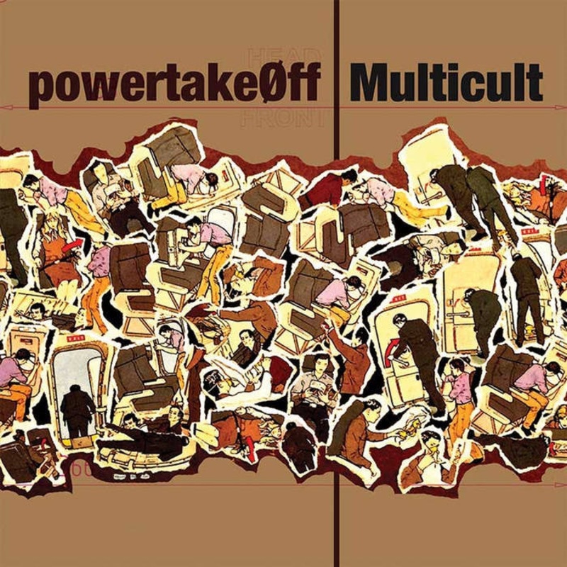 Power Take Off / Multicult – Split Tri Color Vinyl 7″ Record