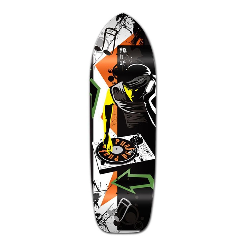 Punked Old School Longboard Deck – Mixitup DJ Deck