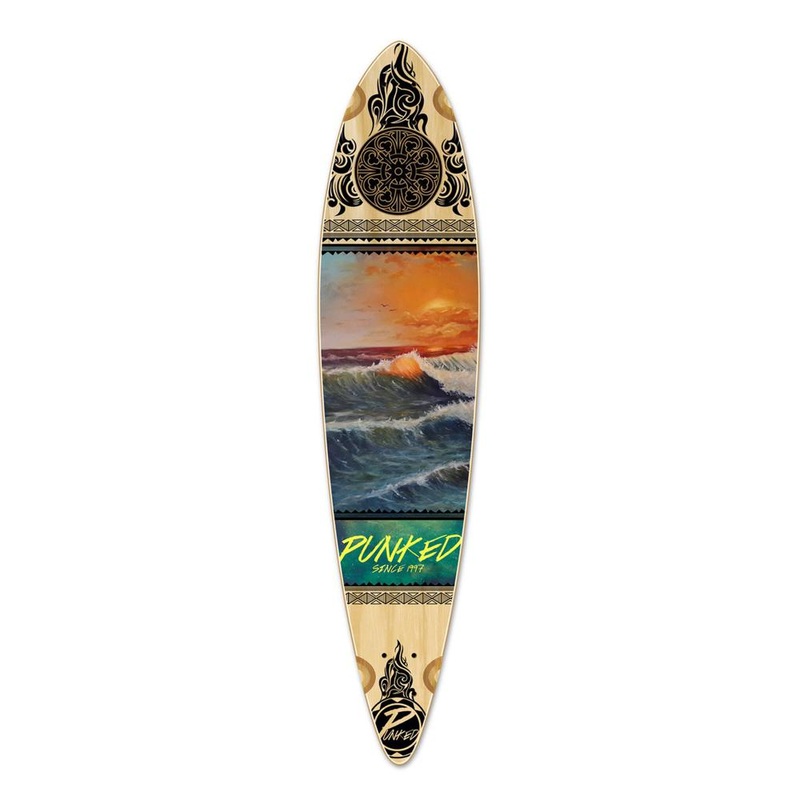 Punked Pintail Longboard Deck – Wave Scene Deck