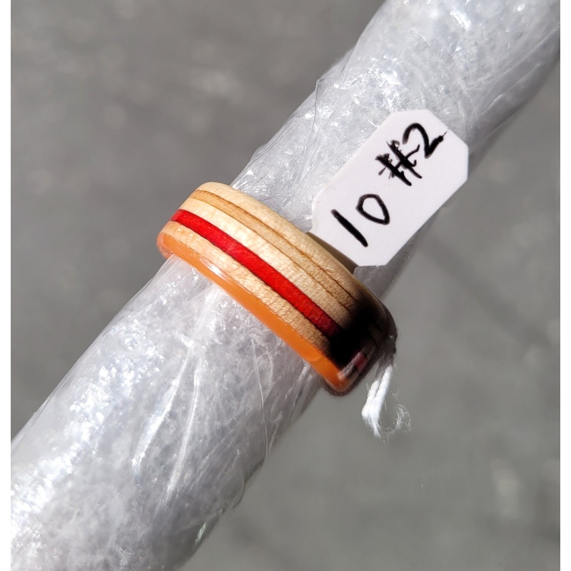 Recycled Bo-Tuff Skateboard Ring SIZE 10 (#2)