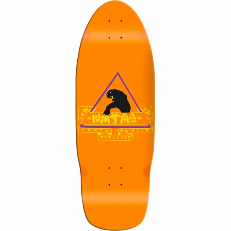 Santa Monica Airlines Natas 10″ Orange Skateboard Deck