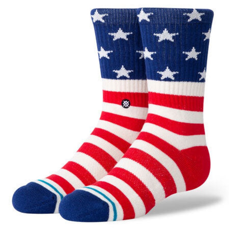 Stance Fourth St Kids Crew Socks White Large