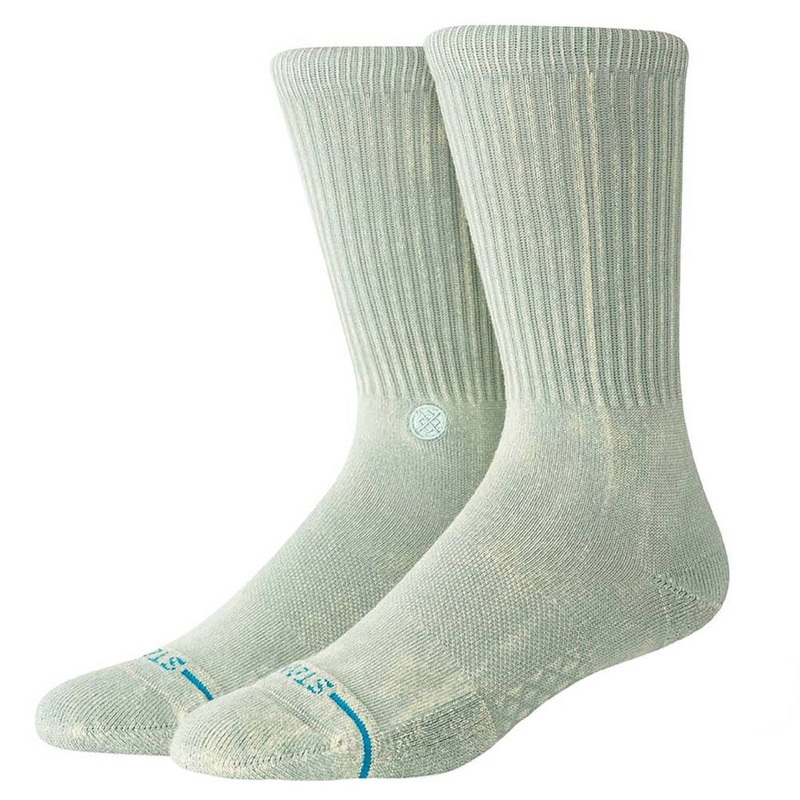 Stance Icon Dyed Crew Socks Seagreen Large