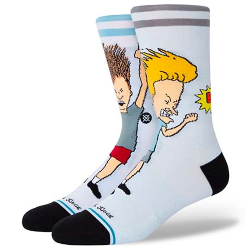 Stance Settle Down Crew Socks Light Blue Large