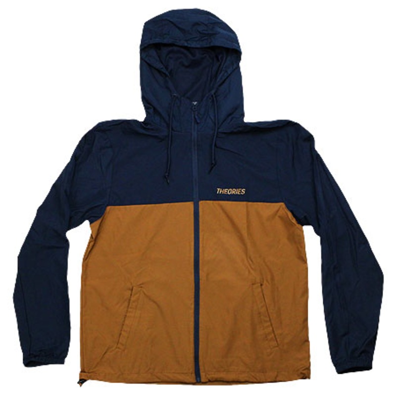Theories Stamp Sprinter Jacket Navy/ Saddle 5