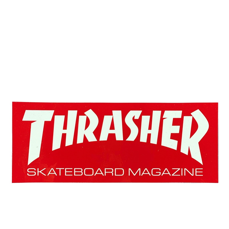 Thrasher Magazine Sticker M – Red / White