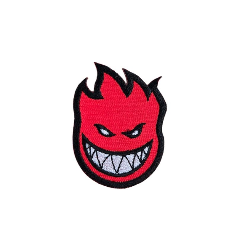Vintage Spit Fire Wheels  Patch 2.75″ – RED
