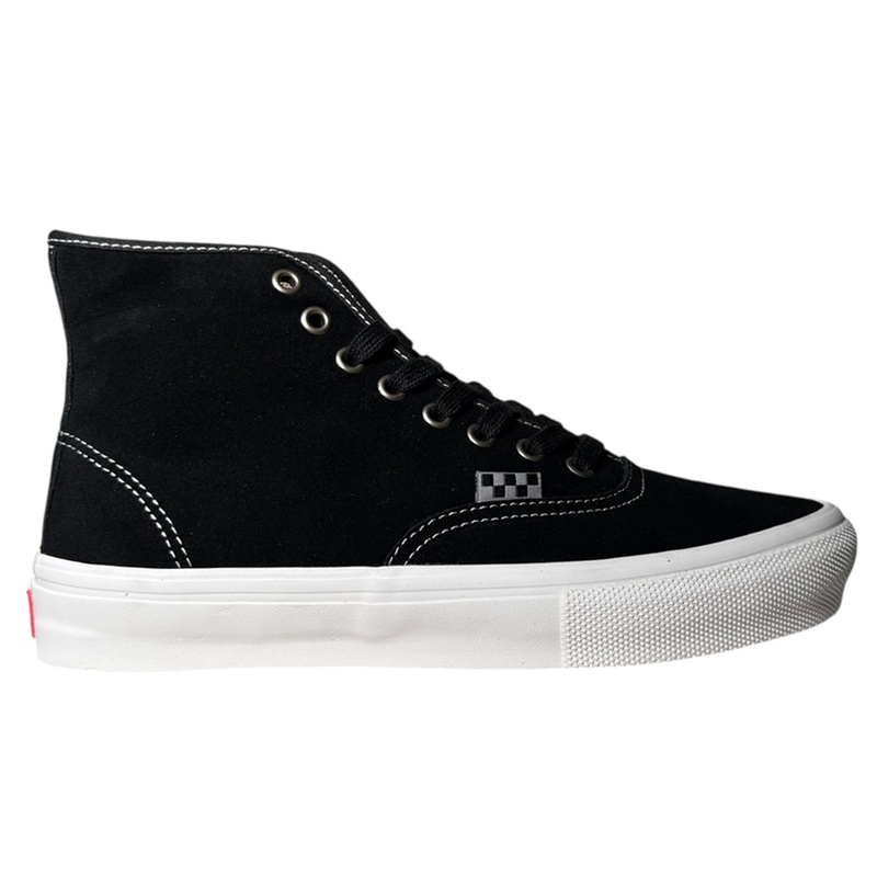 VN000CBQS471 Authentic High Black Vans Skate Suede Rubber Shoes 7
