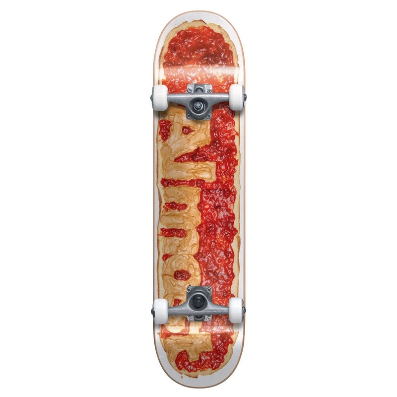 Almost Skateboards PB&J Strawberry Mid Complete Skateboards  – 7.625″ x 31.3″ 7.625
