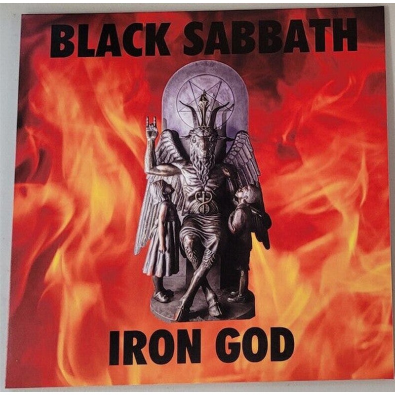 Black Sabbath  Iron God (White Color Vinyl) LP Record *Unofficial Release*